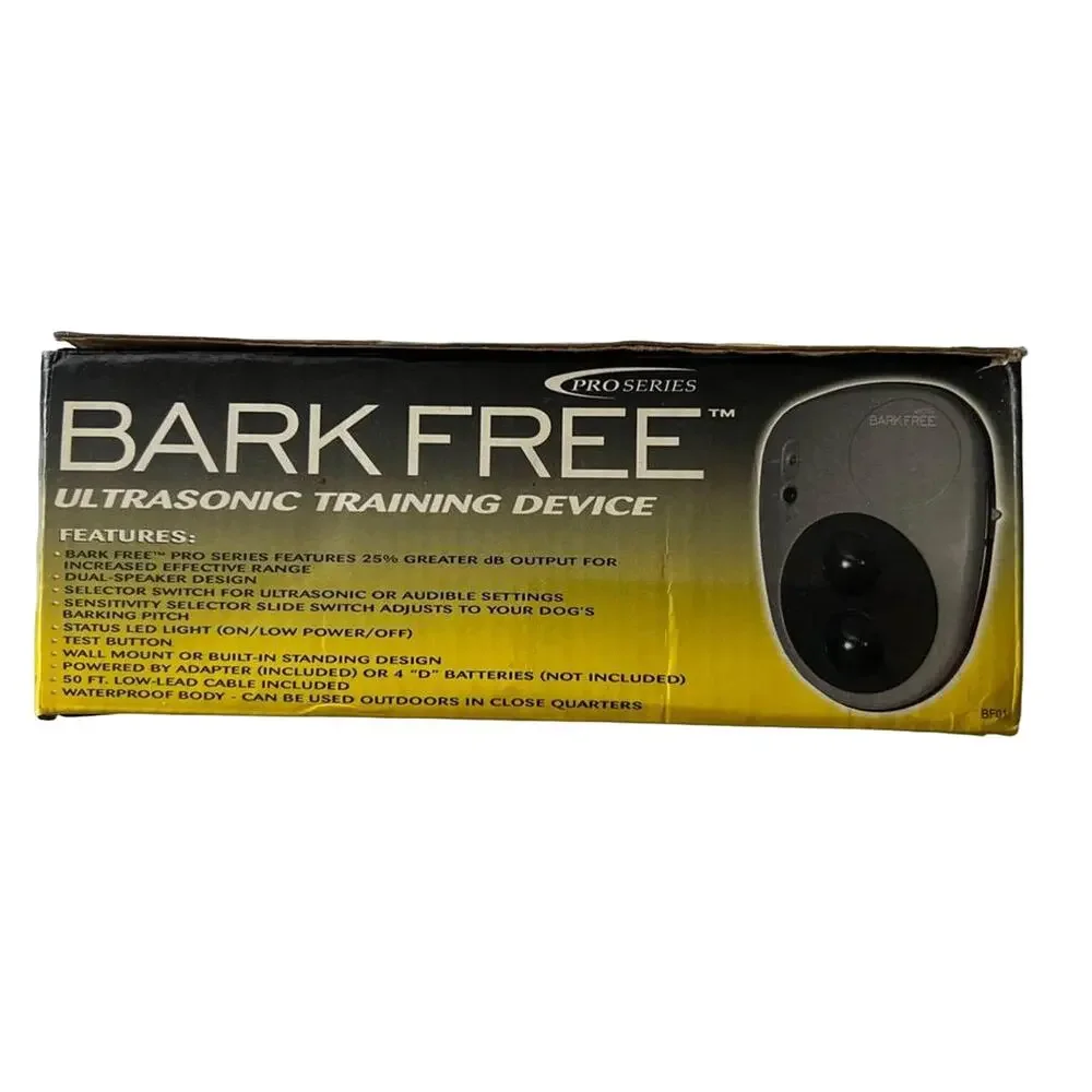 Bark Free ultrasonic training device dog training NIB Pro Series Koolatron